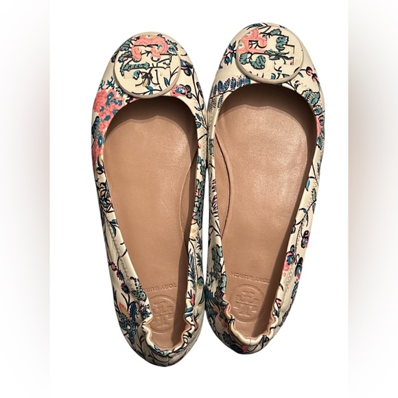 Tory Burch Shoes - Tory Burch Minnie Floral Print Travel Ballet Flats